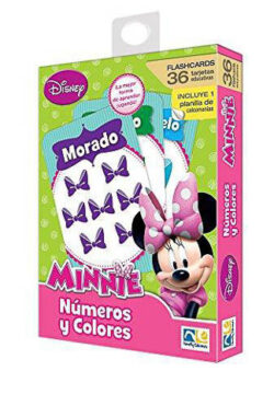 Flashcards Minnie números y colores