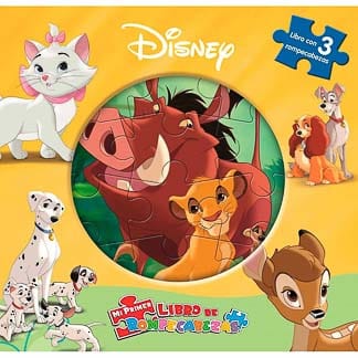 Disney Animales libro de rompecabezas
