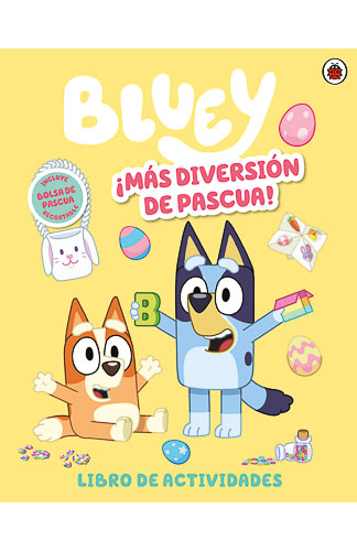 Bluey Más diversión de Pascua libro actividades infantil