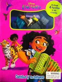 Libro Encanto Disney con figuras de juguete